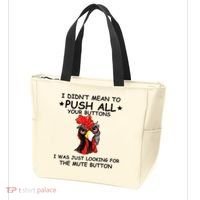 I Didn't Mean To Push All Your Buttons | Chicken Lovers Tote Bag thumb 3