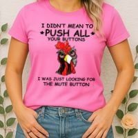 I Didn't Mean To Push All Your Buttons | Chicken Lovers Women's T-Shirt thumb 2