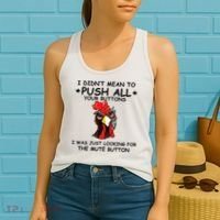 I Didn't Mean To Push All Your Buttons | Chicken Lovers Women's Tank Top thumb 2