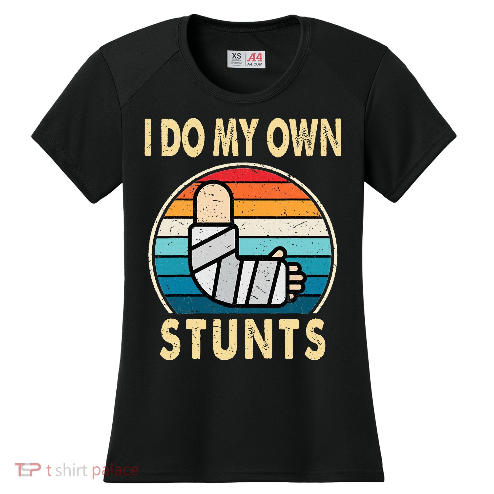 I Do My Own Stunts Broken Arm Injury Get Well Soon Women's Cooling Performance Crew T-Shirt