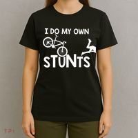 I Do My Own Stunts Funny Mountain Bike Biker Gift T-Shirt thumb 4