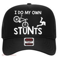 I Do My Own Stunts Funny Mountain Bike Biker Gift Hat thumb 0