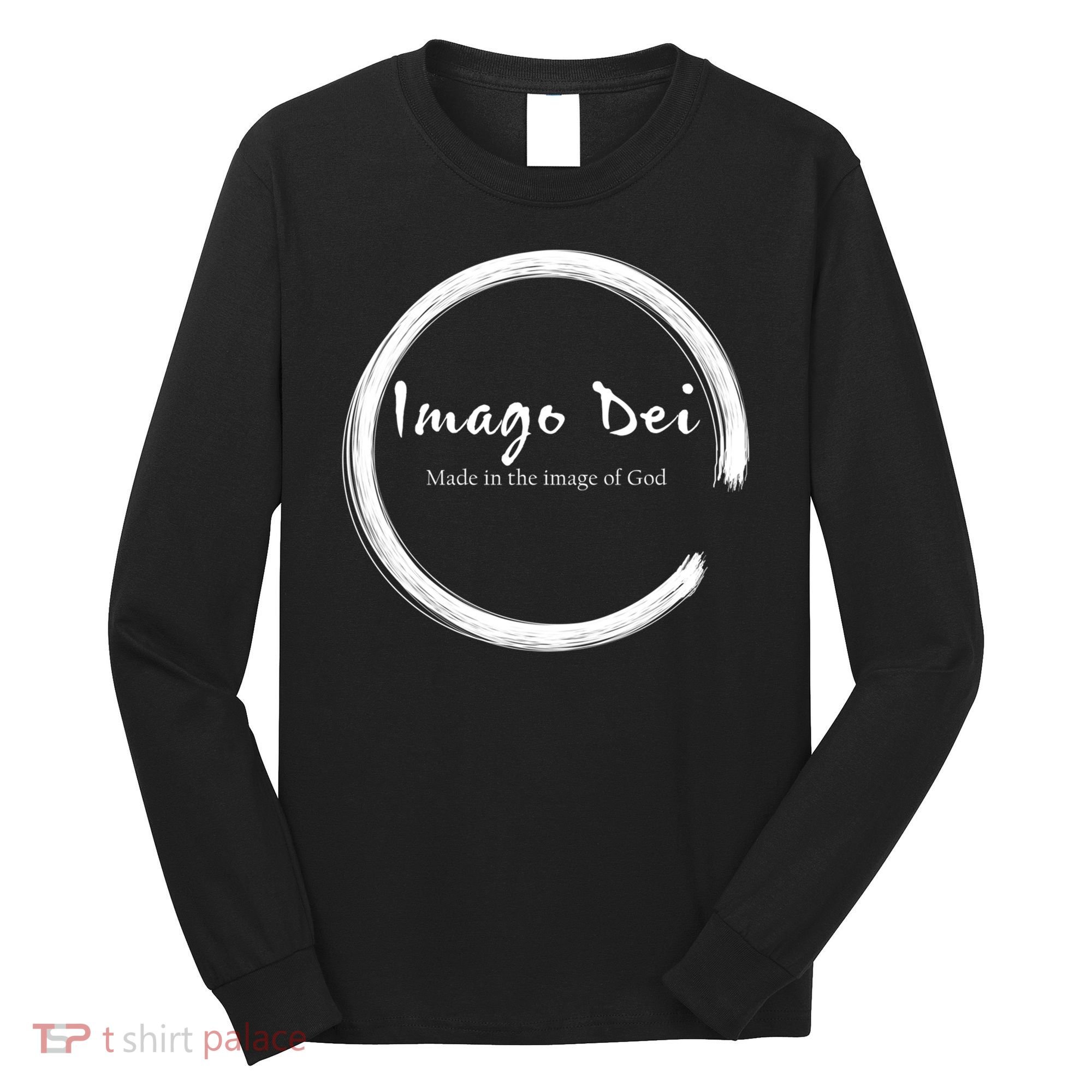Imago Dei Made In The Image Of God Latin Funny Gift Long Sleeve Shirt