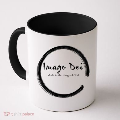 Imago Dei Made In The Image Of God Latin Funny Gift Coffee Mug