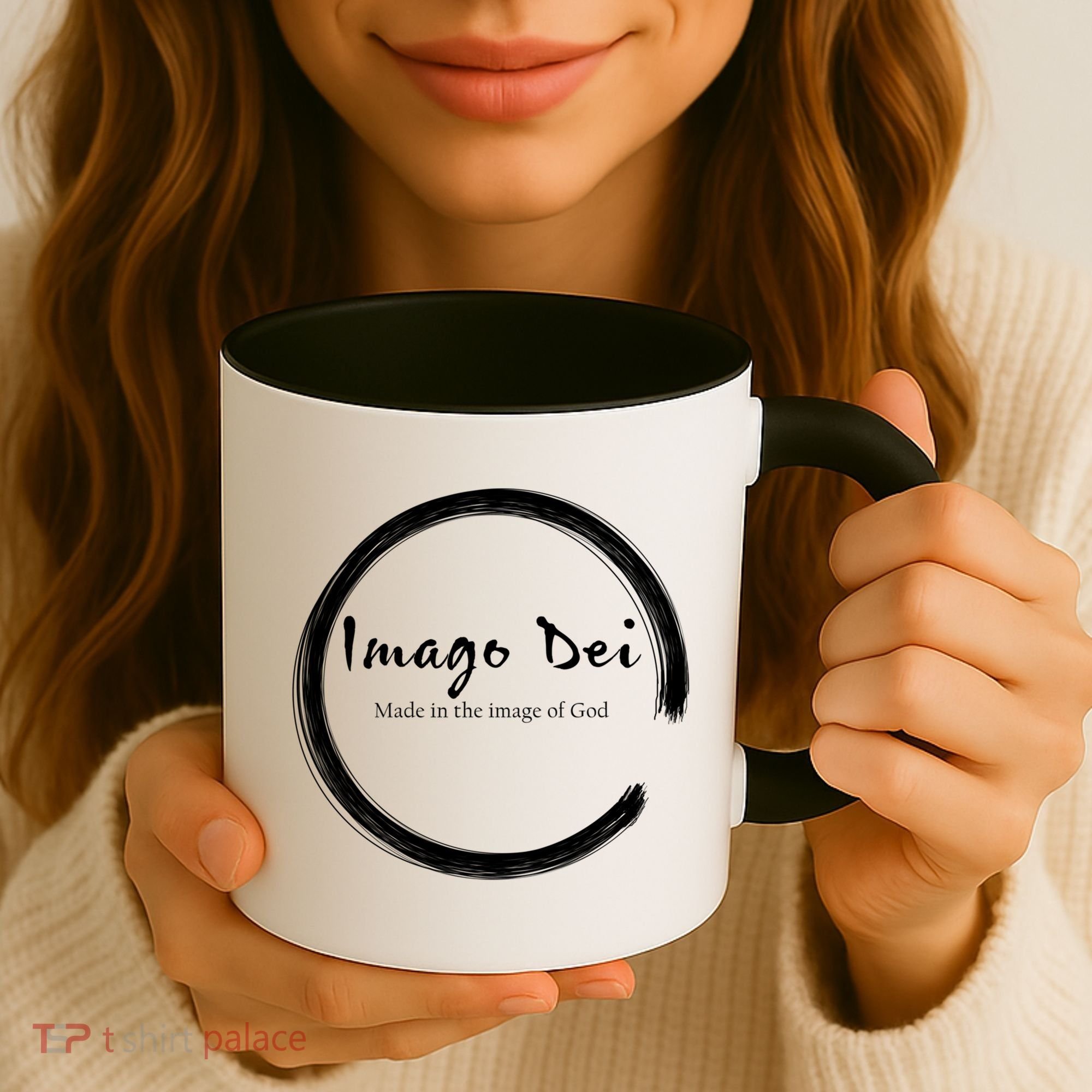 Imago Dei Made In The Image Of God Latin Funny Gift Coffee Mug
