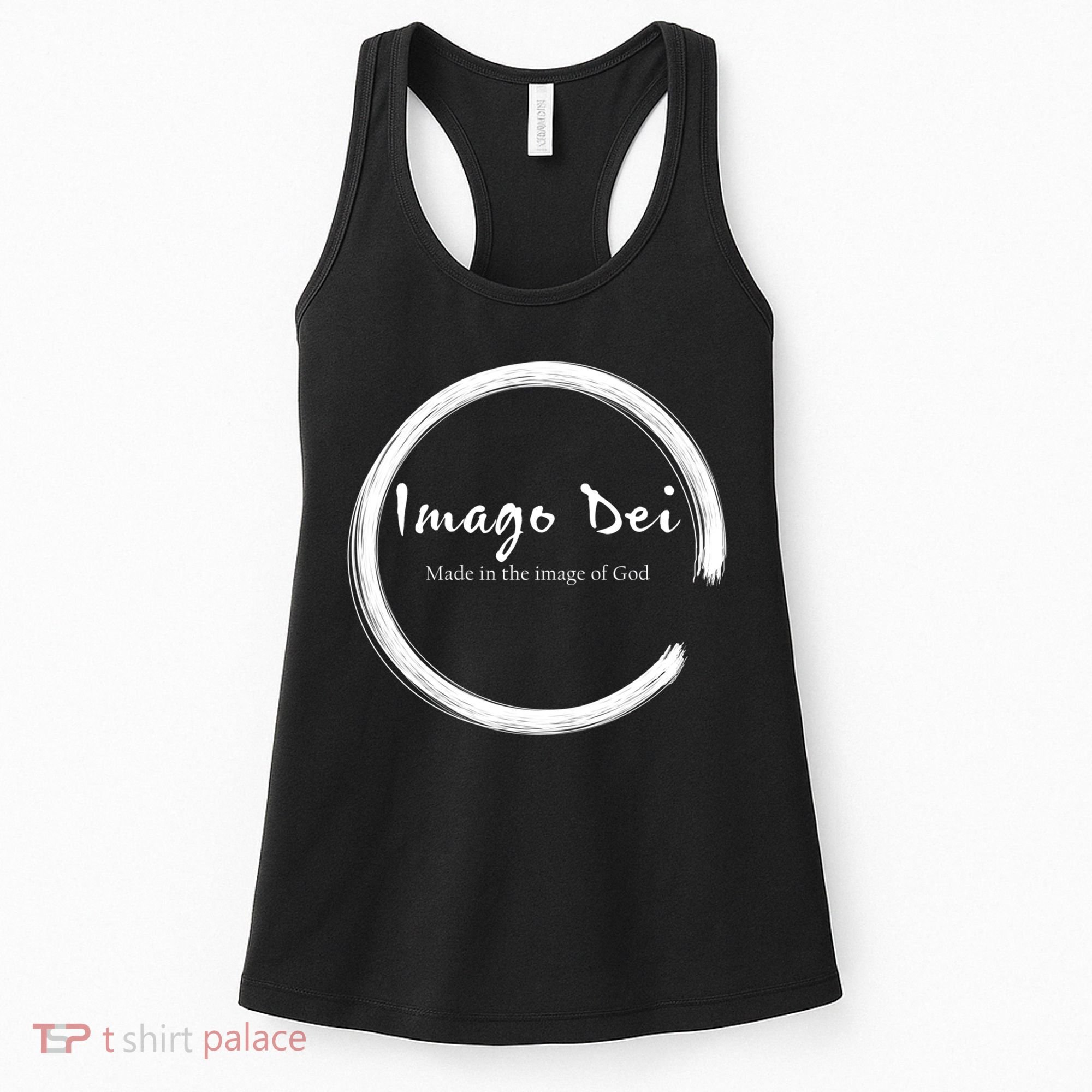 Imago Dei Made In The Image Of God Latin Funny Gift Women's Tank Top