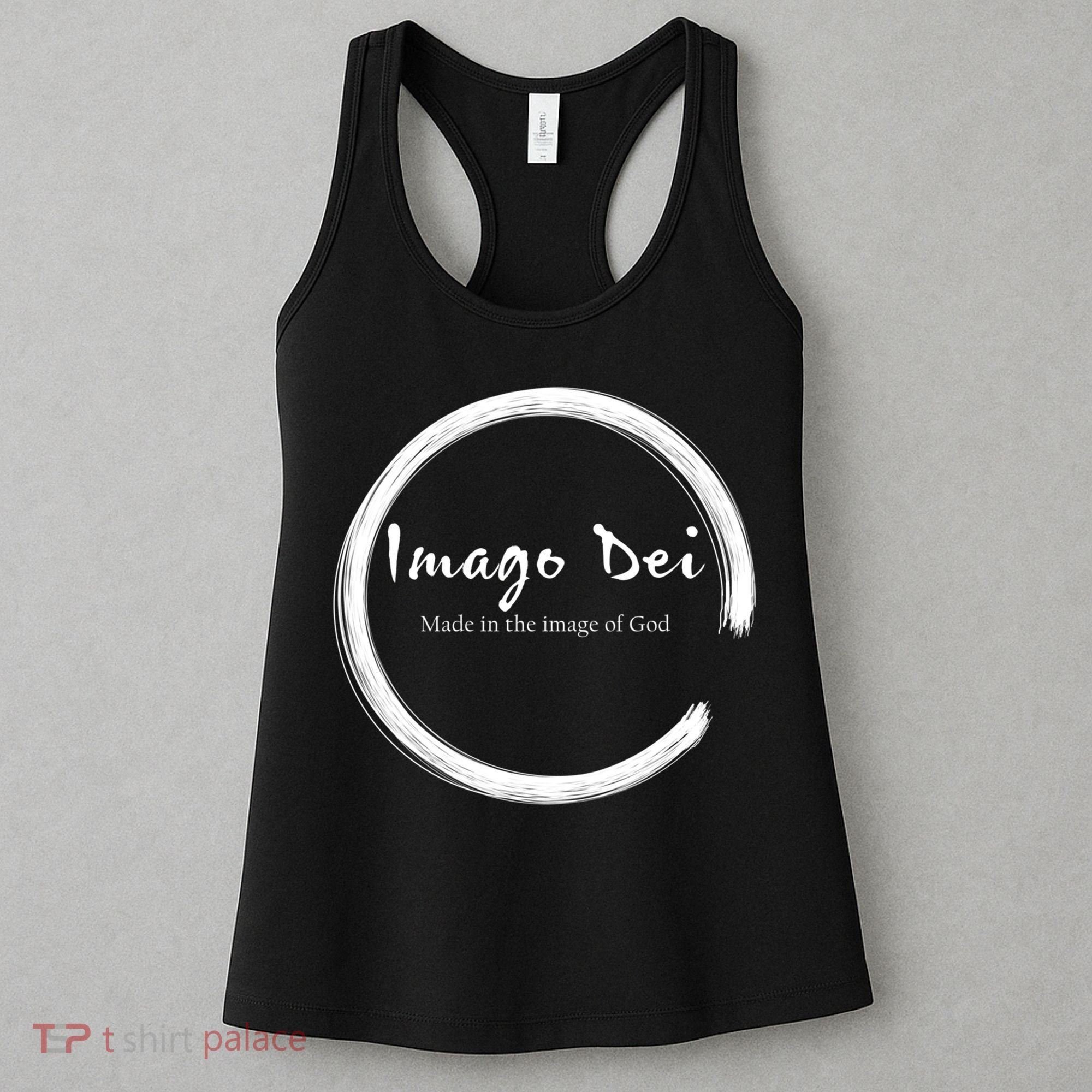 Imago Dei Made In The Image Of God Latin Funny Gift Women's Tank Top