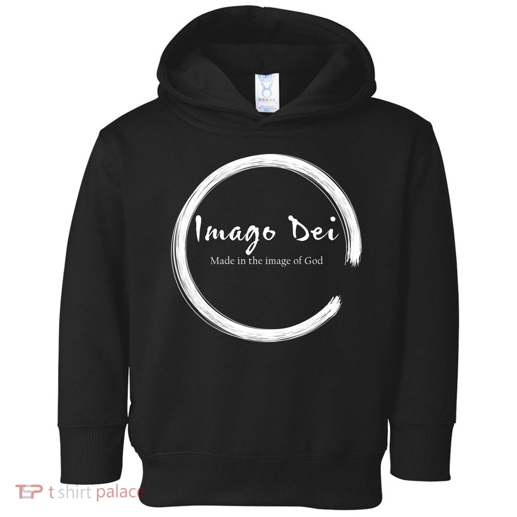 Imago Dei Made In The Image Of God Latin Funny Gift Toddler Hoodie