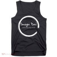 Imago Dei Made In The Image Of God Latin Funny Gift Tank Top thumb 0