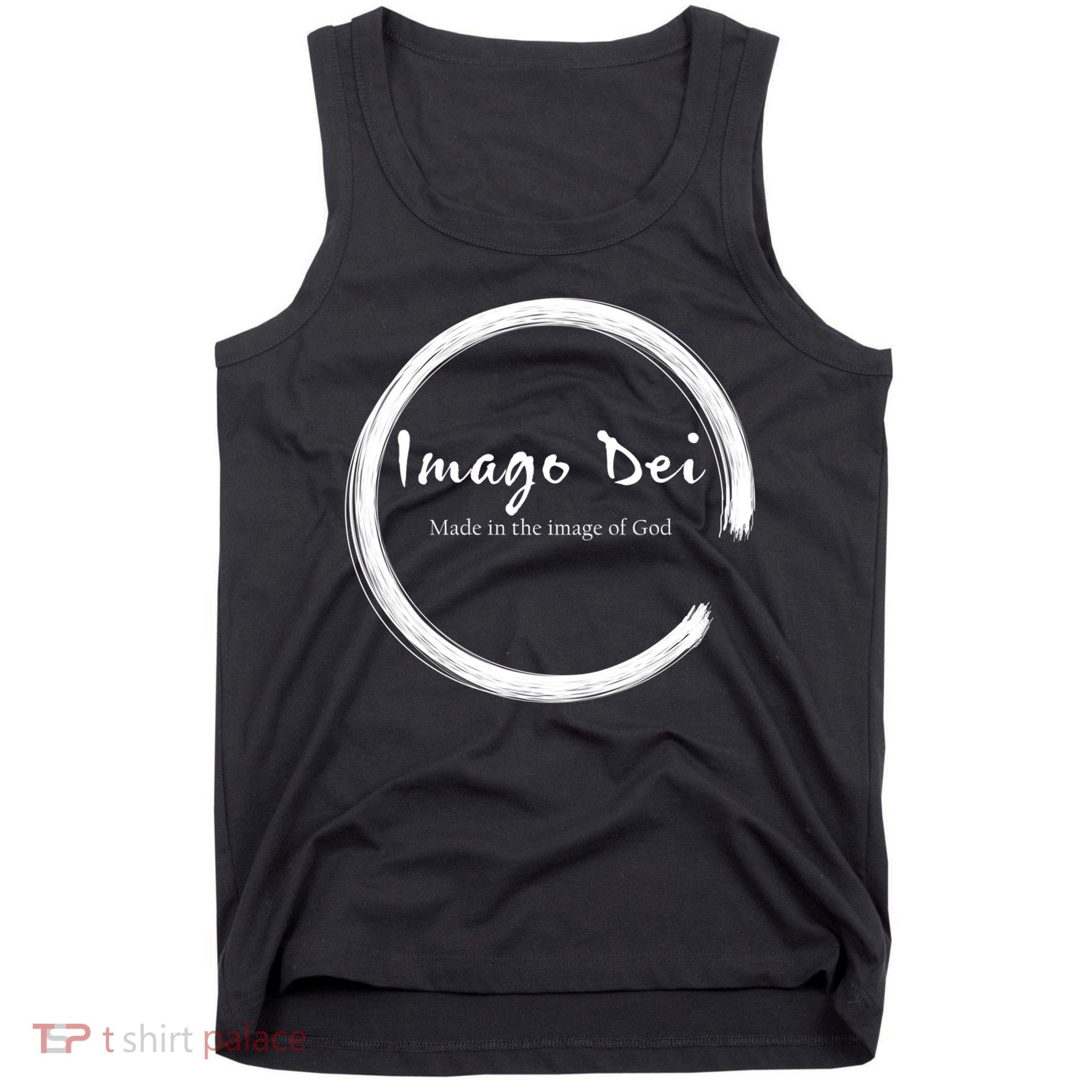 Imago Dei Made In The Image Of God Latin Funny Gift Tank Top
