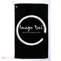 Imago Dei Made In The Image Of God Latin Funny Gift Golf Towel thumb 0