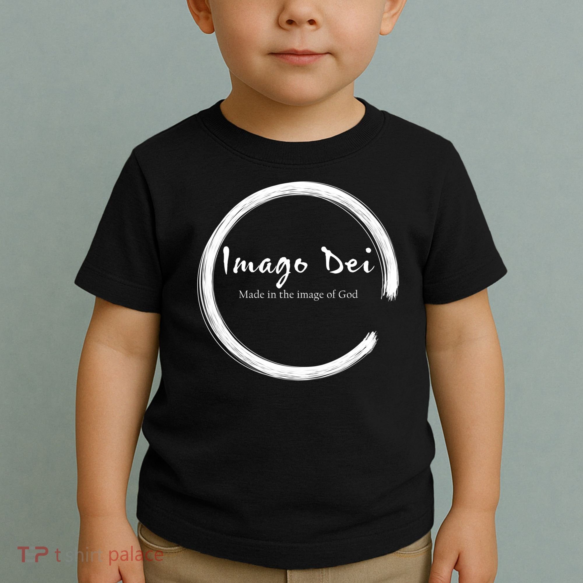 Imago Dei Made In The Image Of God Latin Funny Gift Toddler T-Shirt