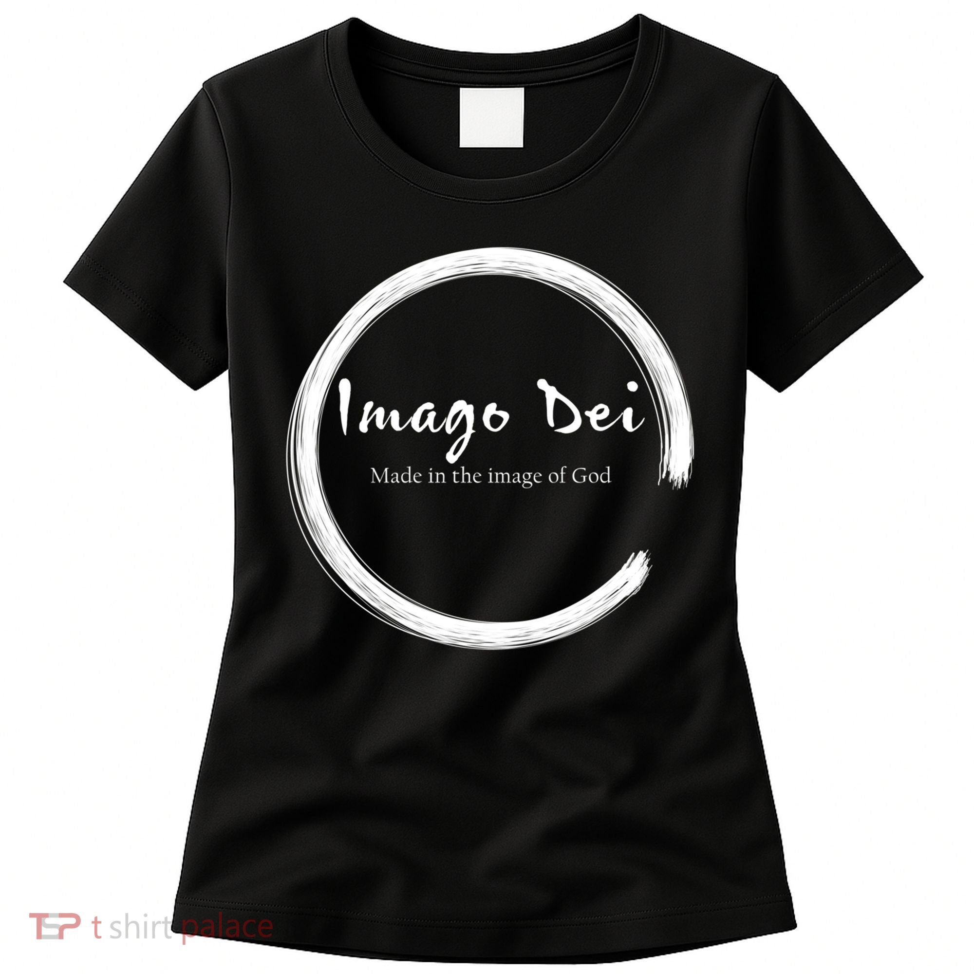 Imago Dei Made In The Image Of God Latin Funny Gift Women's T-Shirt