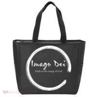 Imago Dei Made In The Image Of God Latin Funny Gift Tote Bag thumb 0