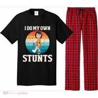 I Do My Own Stunts Broken Leg Get Well Soon Recovery Gift Pajama Set thumb 0