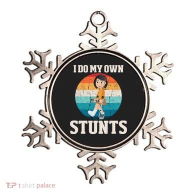 I Do My Own Stunts Broken Leg Get Well Soon Recovery Gift Ornament