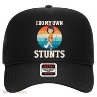 I Do My Own Stunts Broken Leg Get Well Soon Recovery Gift Hat thumb 0