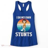 I Do My Own Stunts Broken Leg Get Well Soon Recovery Gift Women's Tank Top thumb 0