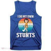 I Do My Own Stunts Broken Leg Get Well Soon Recovery Gift Tank Top thumb 0