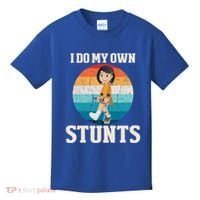 I Do My Own Stunts Broken Leg Get Well Soon Recovery Gift Kids T-Shirt thumb 0
