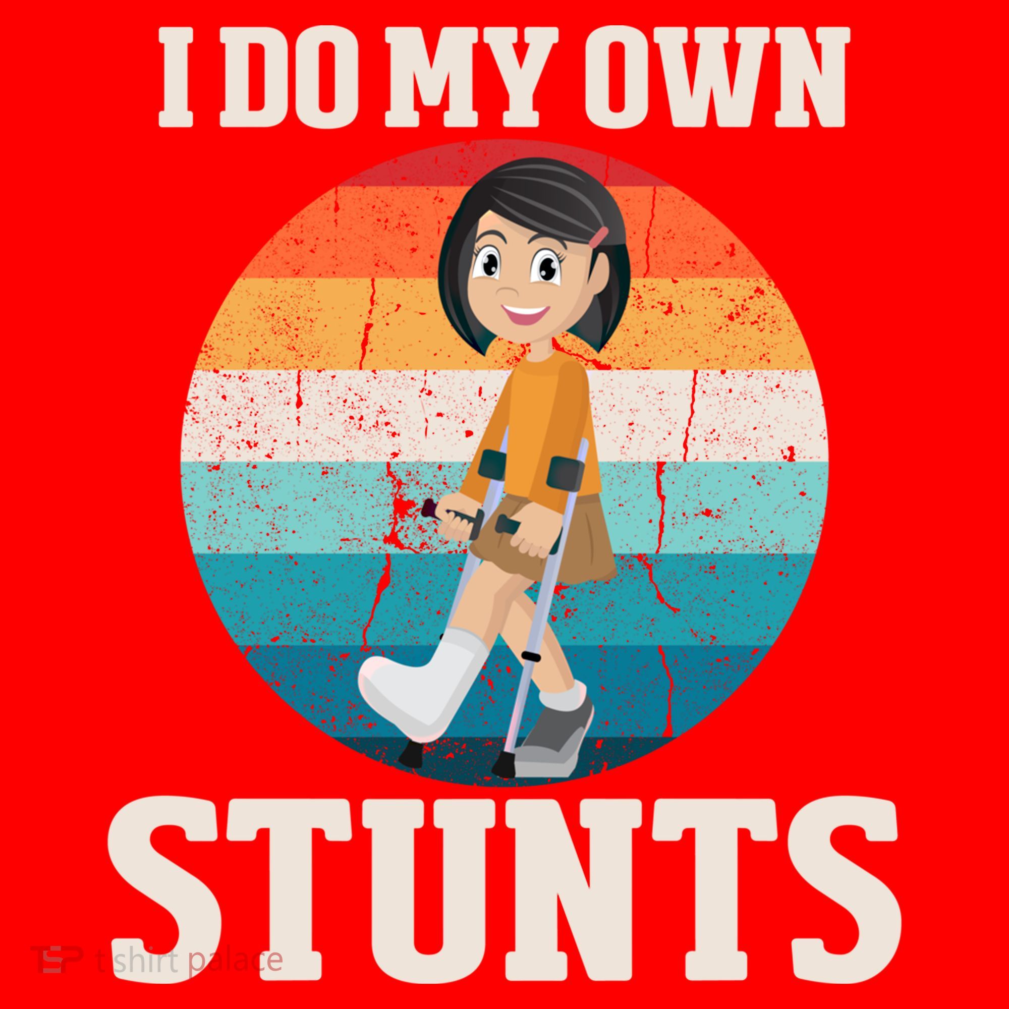 I Do My Own Stunts Broken Leg Get Well Soon Recovery Gift Santa Hat