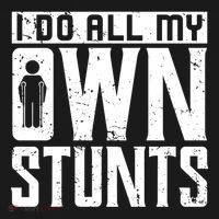 I Do My Own Stunts Broken Leg Joke For Clumsies Funny Gift Women's Hoodie thumb 2