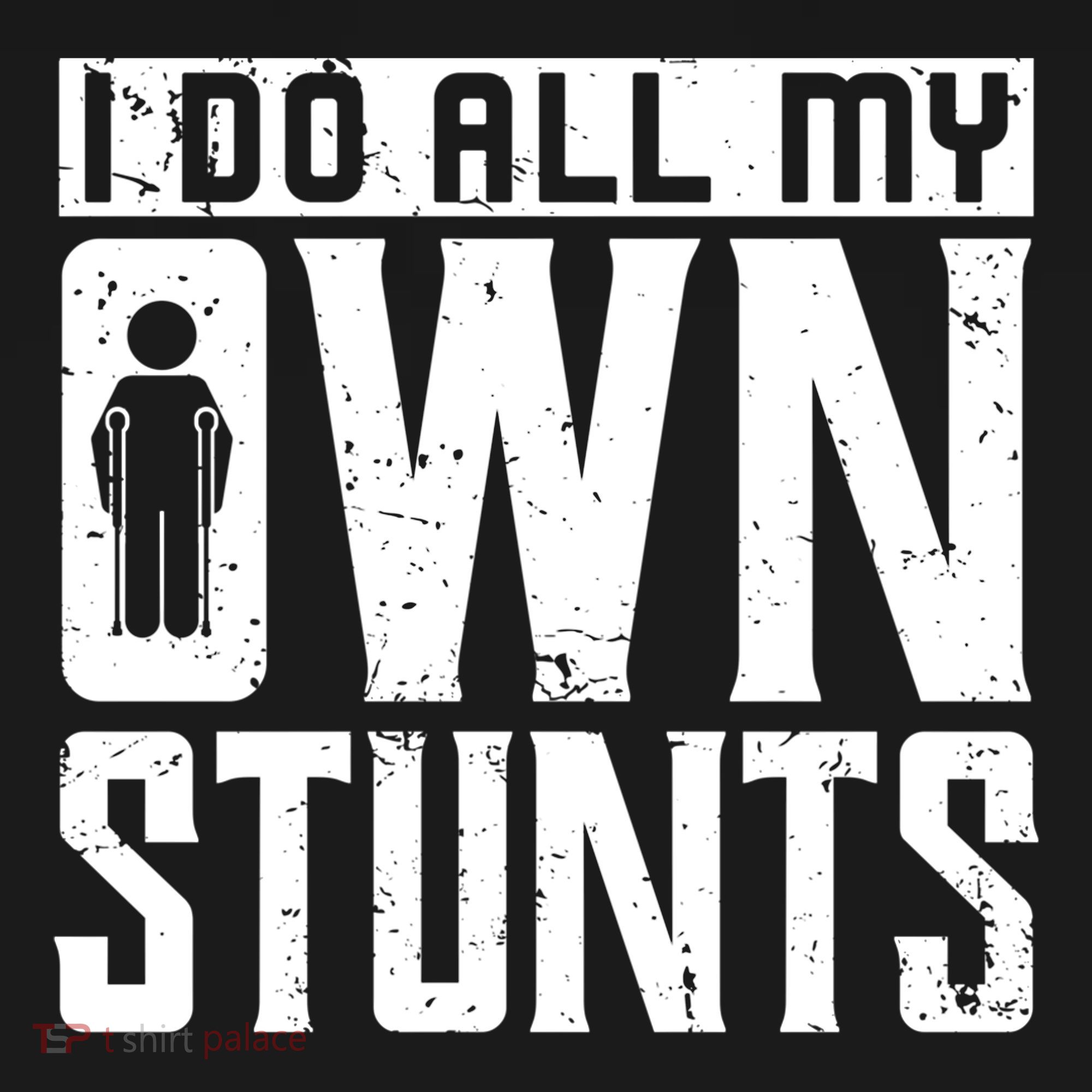 I Do My Own Stunts Broken Leg Joke For Clumsies Funny Gift Women's Hoodie