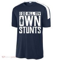 I Do My Own Stunts Broken Leg Joke For Clumsies Funny Gift Sport-Tek Competitor United Soccer Jersey thumb 2