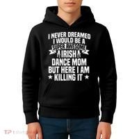 Irish Dance Mom Festival Ceili Stepdance Dancer Mother's Day Kids Hoodie thumb 4