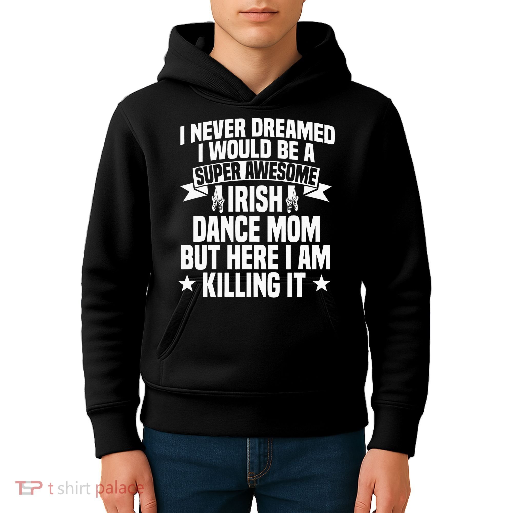 Irish Dance Mom Festival Ceili Stepdance Dancer Mother's Day Kids Hoodie