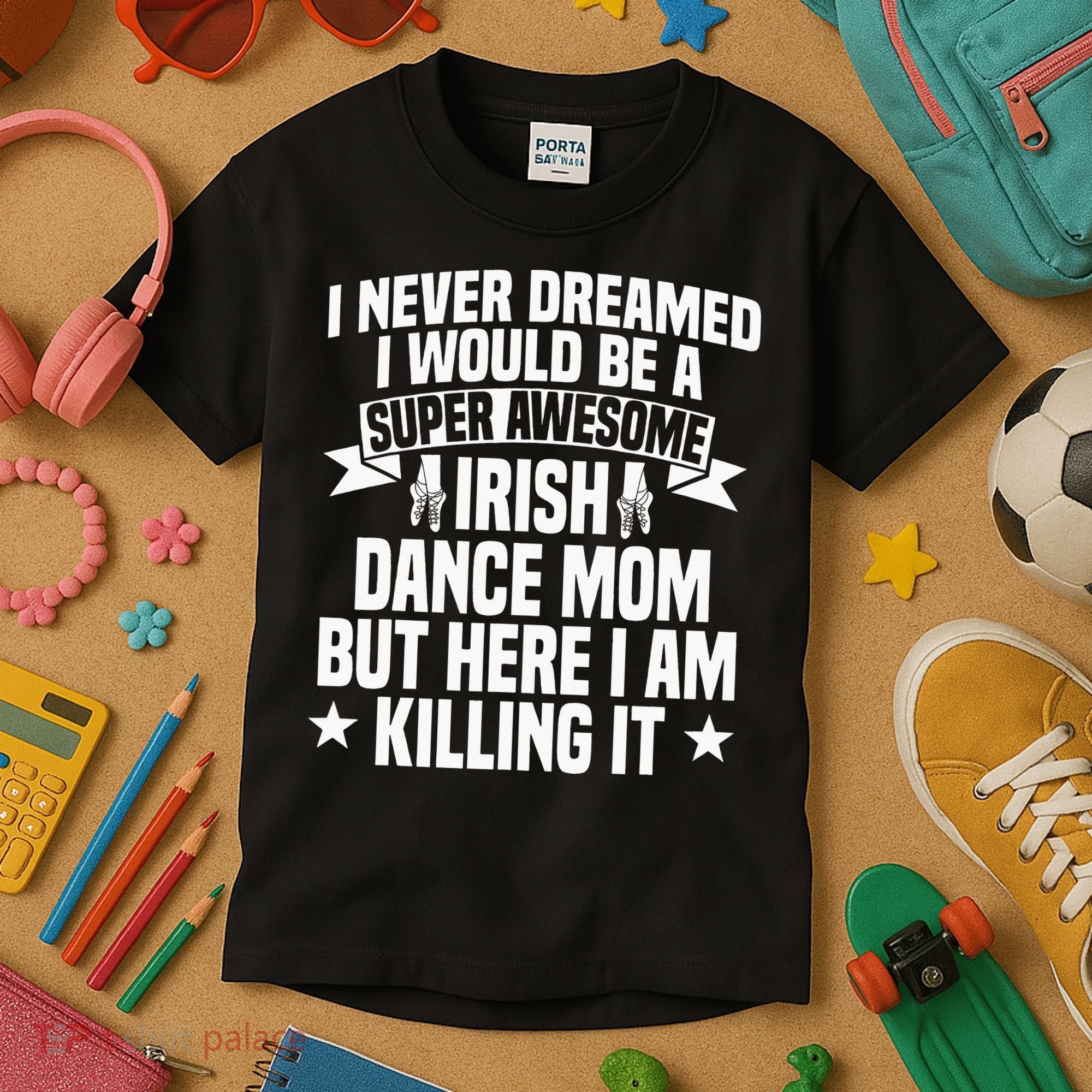 Irish Dance Mom Festival Ceili Stepdance Dancer Mother's Day Kids T-Shirt