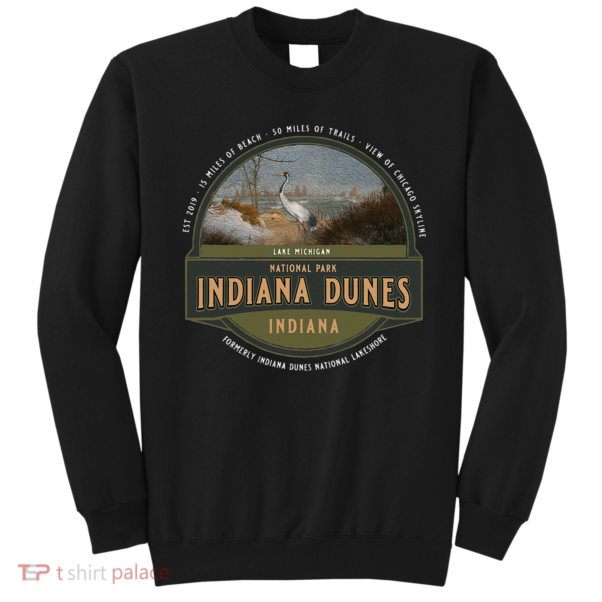 Indiana Dunes National Park Lake Michigan Beach Trails Sweatshirt