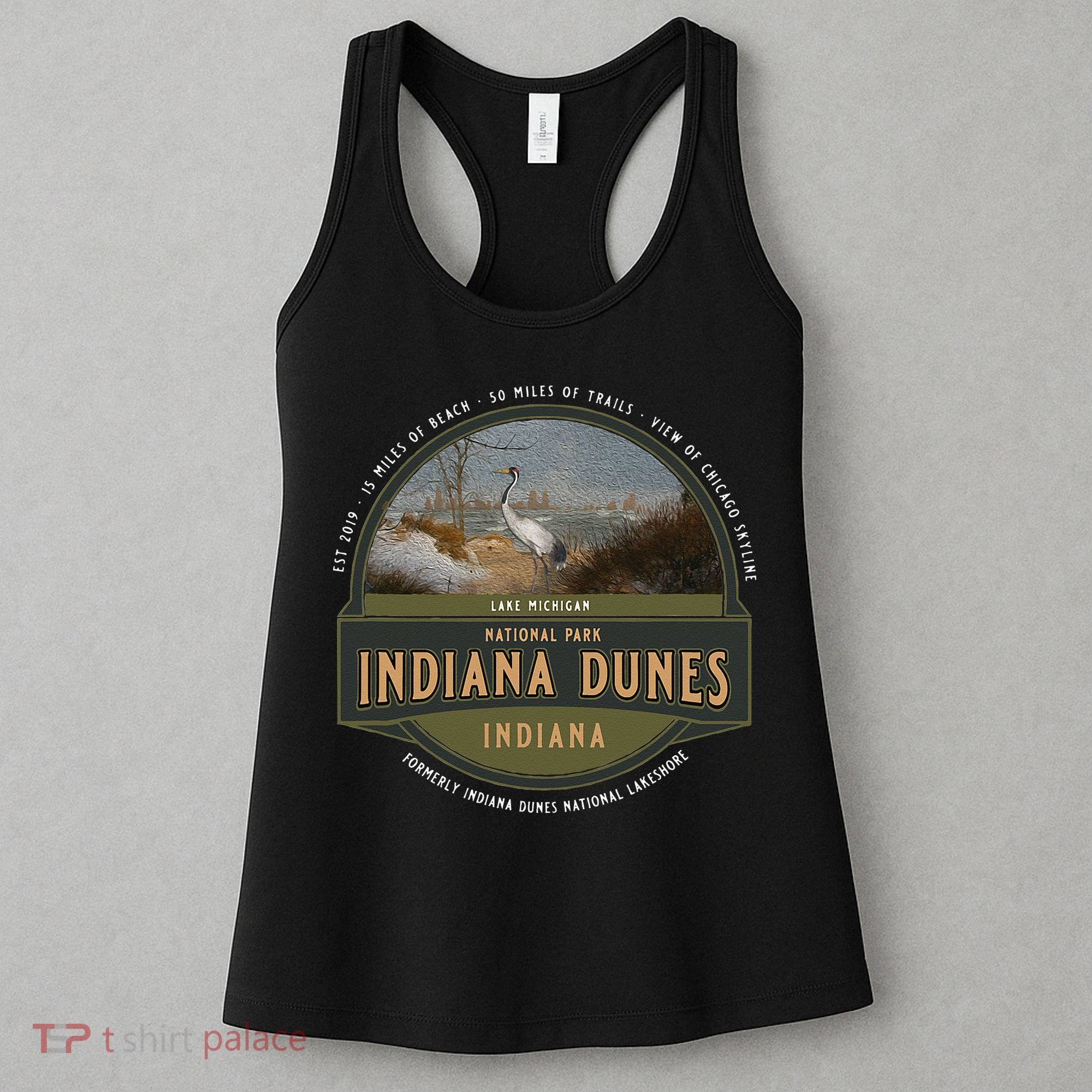 Indiana Dunes National Park Lake Michigan Beach Trails Women's Tank Top