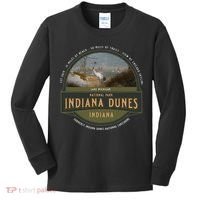 Indiana Dunes National Park Lake Michigan Beach Trails Kids Long Sleeve Shirt thumb 0