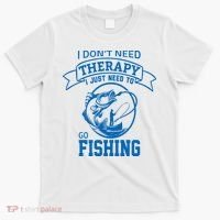 I Don't Need Therapy I Just Need To Go Fishing T-Shirt thumb 0