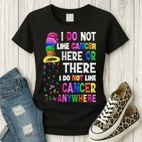 I Do Not Like Cancer Here Or There I Do Not Like Cancer Women's T-Shirt thumb 3