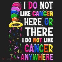 I Do Not Like Cancer Here Or There I Do Not Like Cancer Kids Long Sleeve Plaid Pajama Set thumb 2