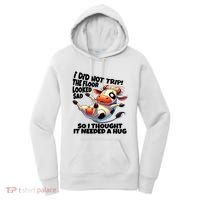 I Did Not Trip! The Floor Looked Sad Funny Cow Farming Women's Hoodie thumb 0