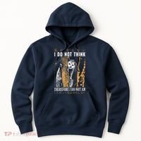 I Do Not Think Therefore I Do Not Am Japanese Possum Hoodie thumb 0