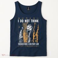 I Do Not Think Therefore I Do Not Am Japanese Possum Tank Top thumb 2