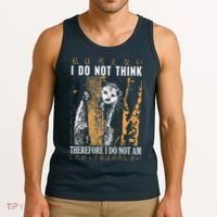 I Do Not Think Therefore I Do Not Am Japanese Possum Tank Top thumb 3