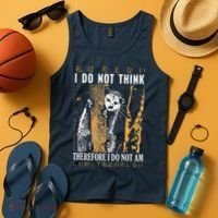 I Do Not Think Therefore I Do Not Am Japanese Possum Tank Top thumb 4