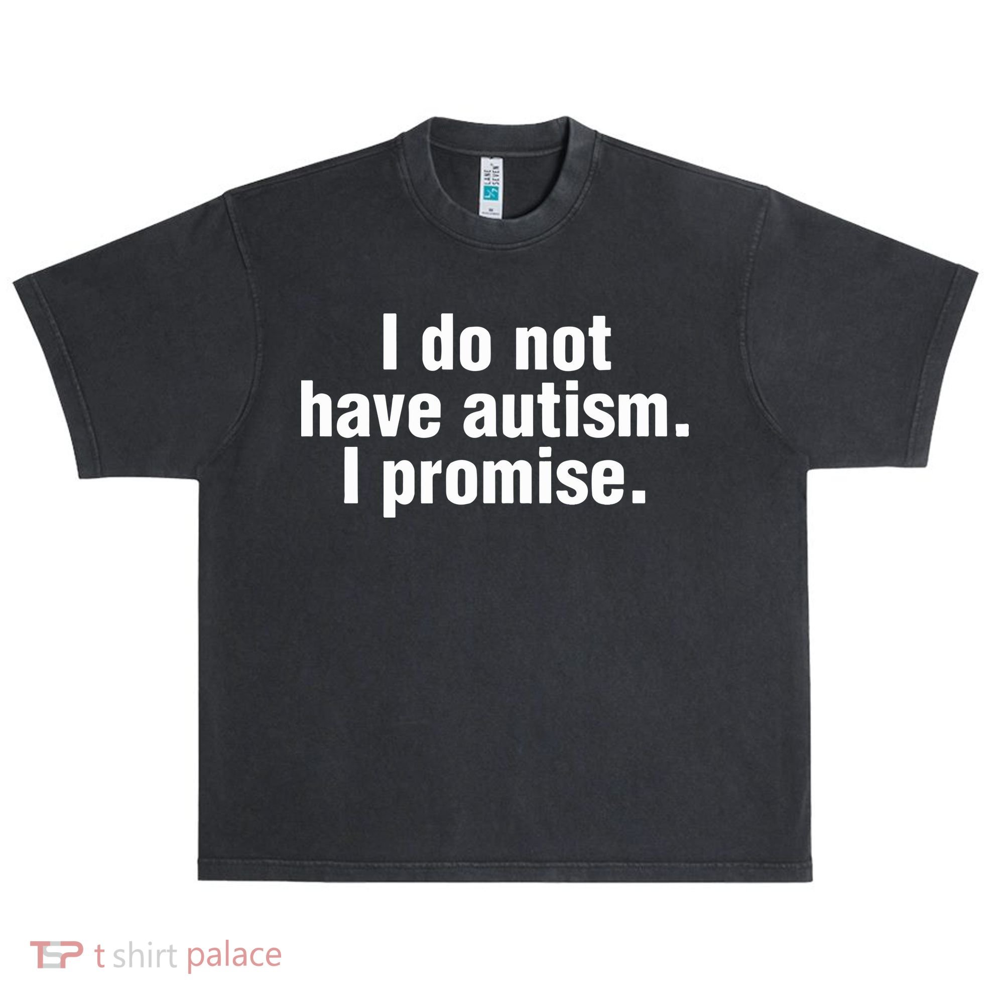 I Do Not Have Autism I Promise Urban Oversized Heavyweight T-Shirt