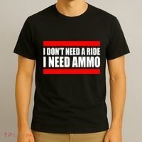 I Don't Need A Ride, I Need Ammo Ammunition Ukraine T-Shirt thumb 3