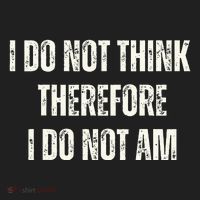 I Do Not Think Therefore I Do Not Am Beanie thumb 2