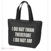 I Do Not Think Therefore I Do Not Am Tote Bag thumb 3