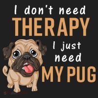 I Dont Need Therapy I Just Need My Pug Beanie thumb 2
