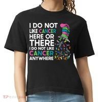 I Do Not Like Cancer Here Or There I Do Not Like Cancer Comfort Colors Boxy T-Shirt thumb 0