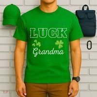I Don't Need Luck I'm A Grandma St. Patricks Day Shamrock T-Shirt thumb 6