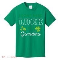 I Don't Need Luck I'm A Grandma St. Patricks Day Shamrock Kids T-Shirt thumb 0